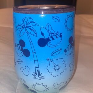 Disney Blue Gradient Mug with Mickey and Minnie